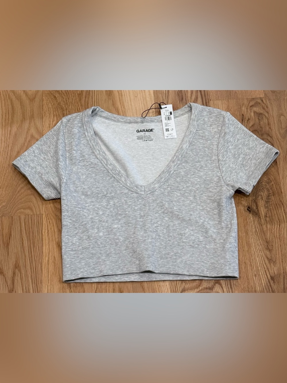 Garage cropped shirt